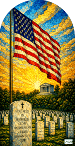 A029 pat 2 Arlington flag