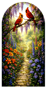 B002 summer cardinals arch