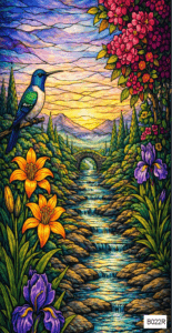 B022R hummingbird water stream 1 rect