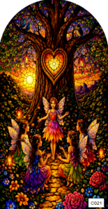 C021 fairy garden 4 arch