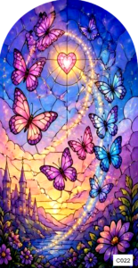 C022 fairy butterflies arch
