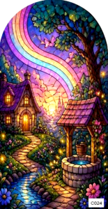 C024 fairy cottage well arch