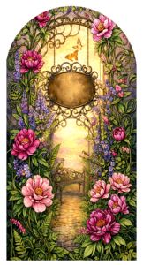 F008 peony garden 2 sign ARCH