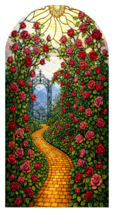 F014 rose garden arbor 4 ARCH