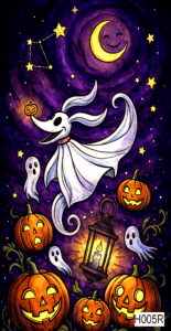 H005R halloween NBC ghost dog rect