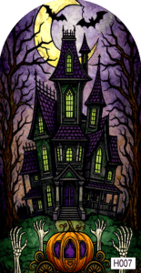 H007 halloween NBC house arch