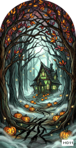 H011 haunted forest cottage 1 arch