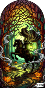 H012 haunted forest headless horseman 1 arch
