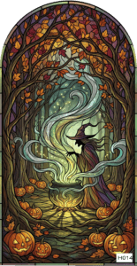 H014 haunted forest witch 1 arch