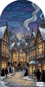 H025 victorian snow village 1 arch