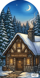 H027 christmas village1 druid cottage ARCH