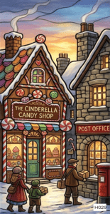H029R christmas village1 candy shop post office RECT