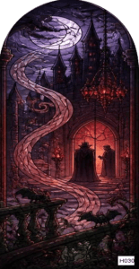 H030 halloween dracula castle 1 ARCH
