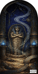 H032R halloween mummy tomb RECT