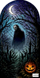 H035 dark halloween 2 masked man