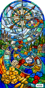 K009 board game world arch