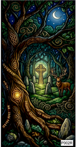 P002R Irish druid forest rect