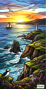P004R Irish coastline lighthouse RECT