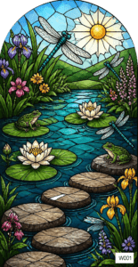 W001 garden pond