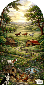 W009 Ranch animals 1
