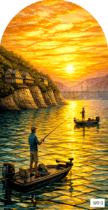 W013 sunset fishing at cliffs ARCH