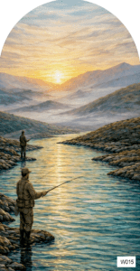 W015 fishing in the stream ARCH