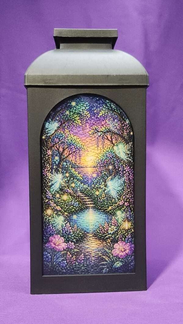 Fantasy Seasons Collection — Stained Glass Style Lantern