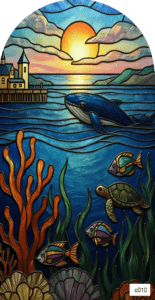 o010 colorful whale