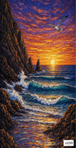 o026R beach rocky cliffs 1 rect