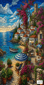 o027R beach seaside village 1 rect