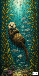 o028R underwater set 1 sea otter
