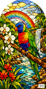 B039 rainbow lory 1 arch