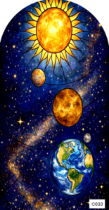 C033 planets sun arch 1