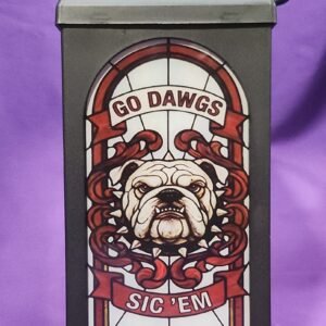 Georgia Bulldogs Football Fan Decor, UGA Fan Gift, Dawgs Game Day Decor, Georgia Football Gift - Stained Glass Style