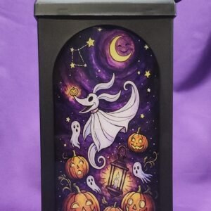 Halloween Lantern, Spooky Gothic Lantern, Skeleton Ghost Pumpkin Decor, Haunted House Light, Halloween Gift