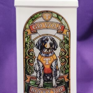 Tennessee Volunteers Football Fan Decor, Vols Fan Gift, Game Day Decor, Tennessee Football Gift - Stained Glass Style